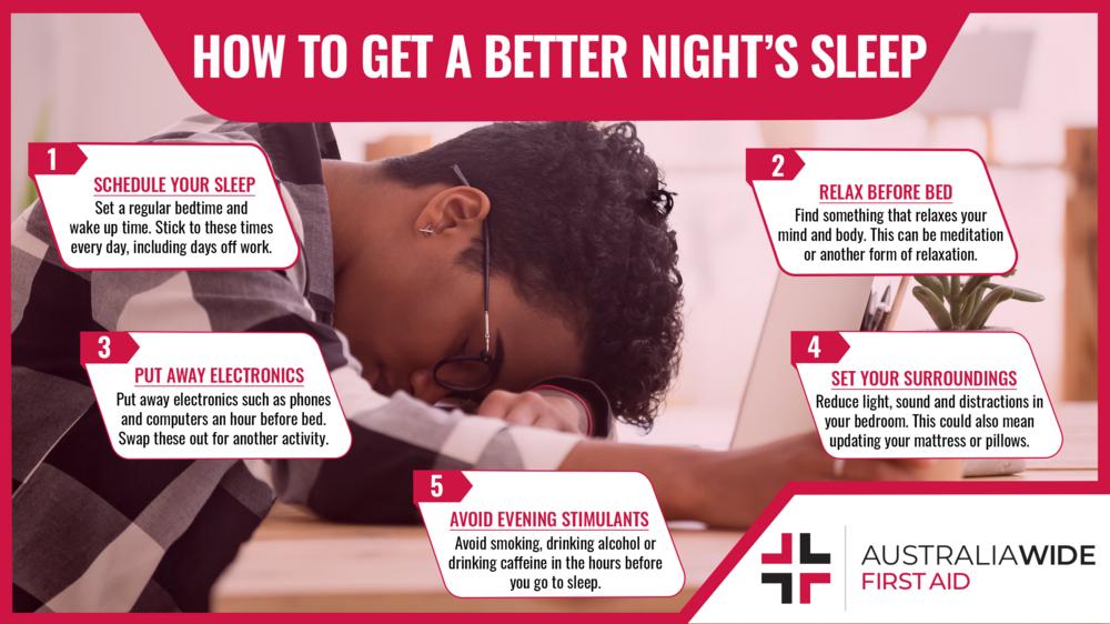 改善睡眠和养成健康睡眠习惯的5个建议